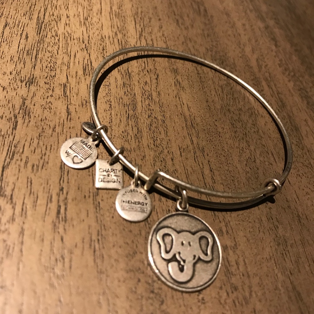 Elephant Alex and Ani bracelet